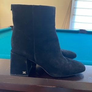 Sam Edelman block heel booties size 8